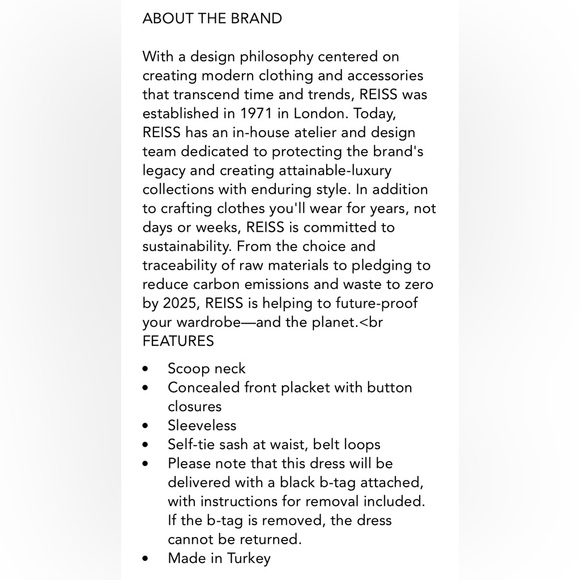 REISS KEELEY DRESS     NWT - Picture 13 of 13